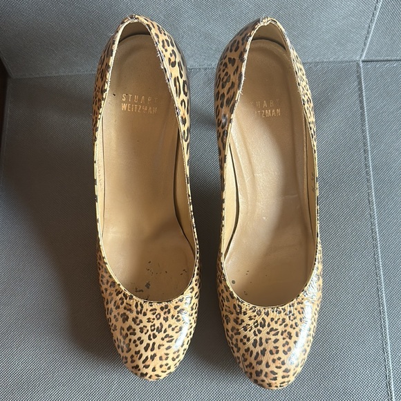 Stuart Weitzman Cheetah Print Heels size 8.5 - Picture 2 of 4